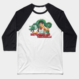 Kung Fu Dragon 1973 Baseball T-Shirt